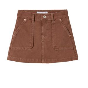 Zara Girls Denim Skirt With Front Pockets sz7